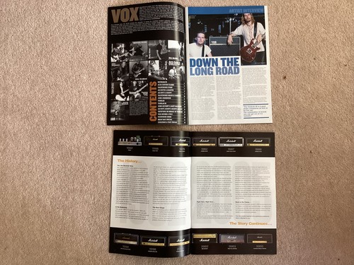 Marshall vox catalogues - marshall,