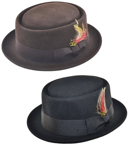 Mens womens pork pie - or,