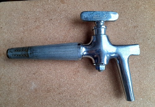 Vintage chromed brass - chromed,