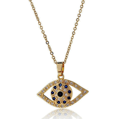 Evil eye pendant necklace - evil,