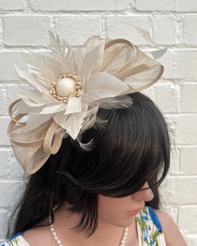Coast neutral beige fascinator - beige,
