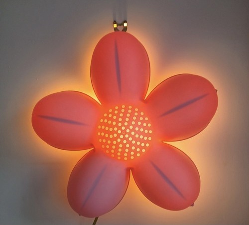 Vintage pink ikea flower wall - pink,
