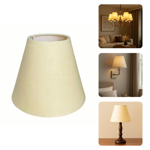 Cream textured fabric - 6",