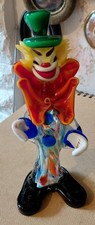 Murano Glass Clown 8.75 Inches