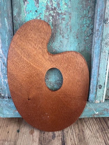 Artists wooden pallete mixing - artists,