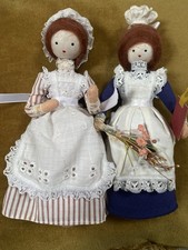 Vintage Wooden Peg Dolls