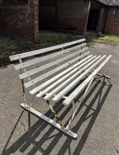 Antique english white wrought - antique,