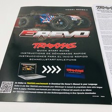Traxxas E-Revo 2.0 VXL Model 86086-4 Quick Start Guide Manual Pack New