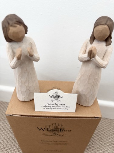 Sisters heart figurine - sisters,