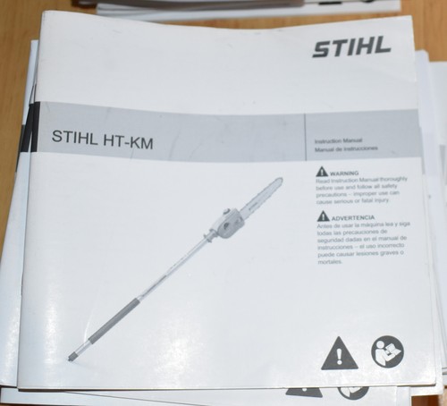 Stihl owner manual km - owner's,