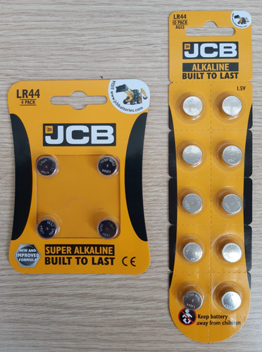 Jcb lr44 batteries alkaline - jcb,