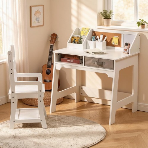 Kids desk chair set height - desk,