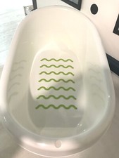 Babies Baby Bath Tub Ikea Lattsam Plastic Infant Kids Children Anti Slip White