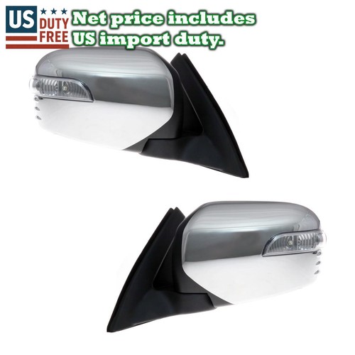 Chrome electric wing - electric, mirror