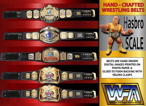 Wwf lot hand made - wwf, hasbro