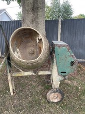 Petrol cement mixer, used, big