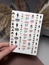 Stranger things, Nail Decals 