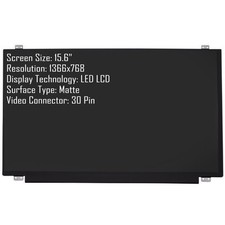 New 15.6" LED LCD Screen For