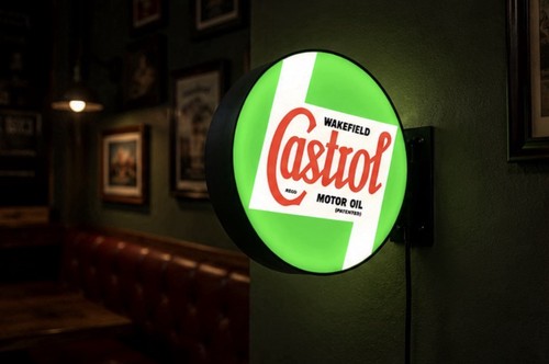 Vintage castrol wall mounted - vintage,