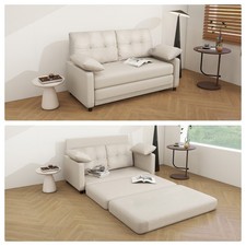 Floor Sofa 3-in-1 Folding Sofa Bed with Armrests Folding Mattress Linen