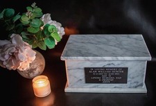 Hand Crafted White & Grey