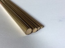PRECISION BRASS ROUND BAR ROD SOLID CZ121 0.8mm 1mm 1.5mm 2mm 2.5mm 3mm X 303mm
