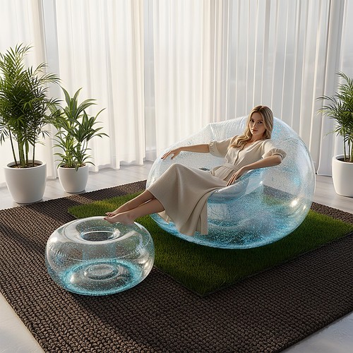 Inflatable deluxe lounger - inflatable,