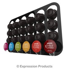 Dolce Gusto coffee capsule pod holder, wall mounted holds 8-48 capsules