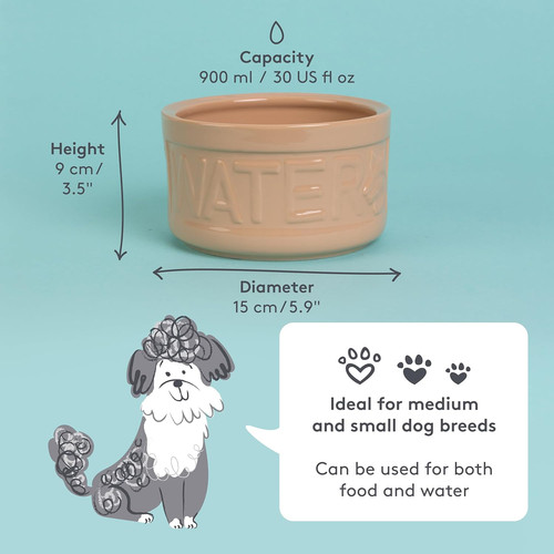 Mason cash cane water bowl - mason,