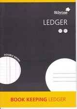 Silvine Book Keeping Ledger