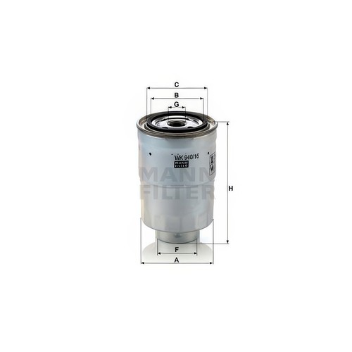 Mann wk940 16x - fuel, filter