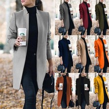 Womens Wool Blend Coat Stand