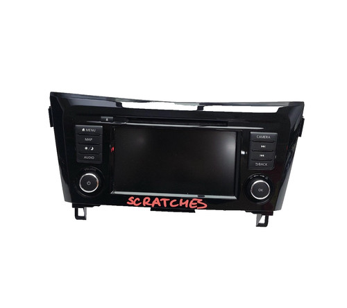 Sat nav stereo radio head - head, unit