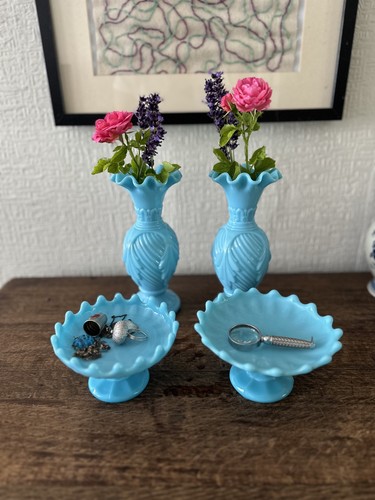 Vintage turquoise blue milk - turquoise,