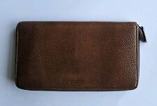 Filofax Compact Zip purse. Used. Brown Grained.  