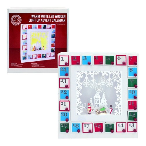 Christmas wooden advent - christmas,