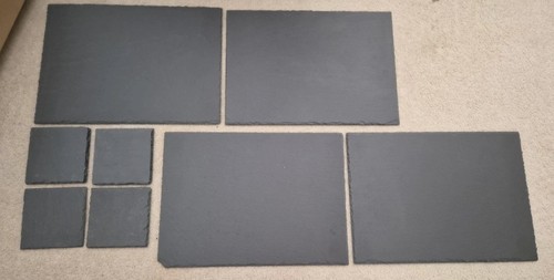 Slate placemats ans coasters - slate,