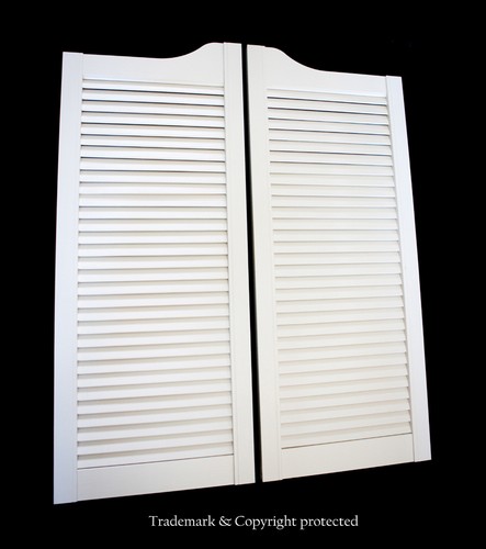 White cafe door pine - cafe, 30"w