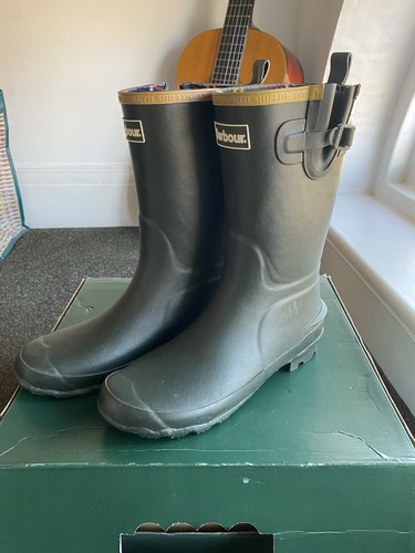 Barbour wellington boots green - wellington,