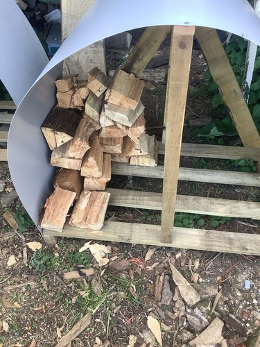 Shed logs storage - shed, logs,storage