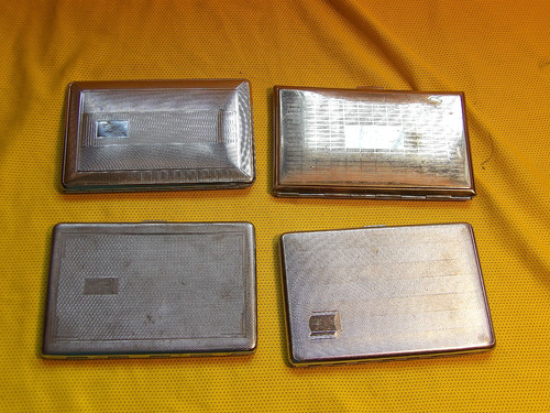 Vintage cigarette cases - cigarette,