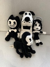 4X PHATMOJO BENDY AND THE INK MACHINE BENDY BORIS ALICE EDGAR PLUSH SOFT TOY