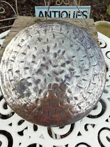 Large antique solid hammered - solid,