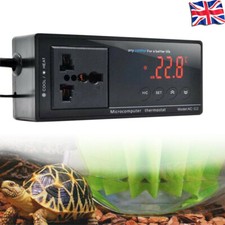 For Lizard Digital Reptile Aquarium Thermostat Heat Mat Temp Control Incubator