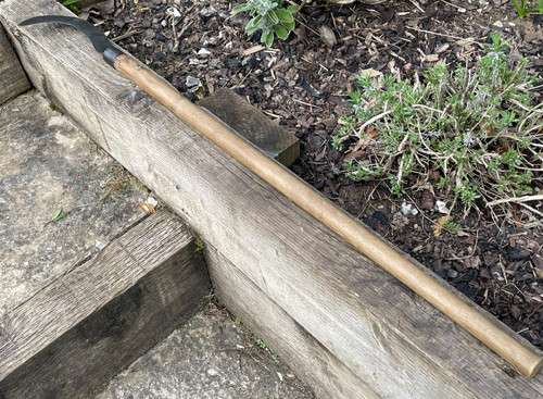 Vintage long handled slasher - handled,