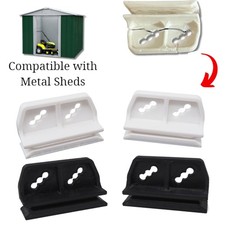 2x Door Slides for Metal Shed