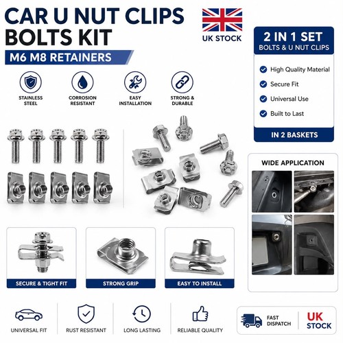 Car nut clips bolts - clips,