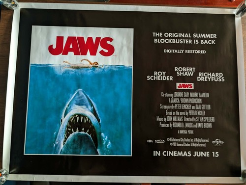Jaws quad poster - uk,