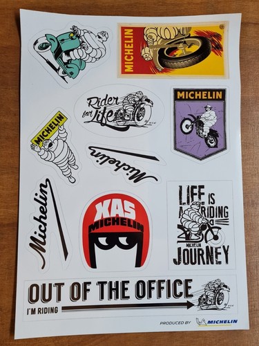 Michelin tyres sticker sheet - michelin,