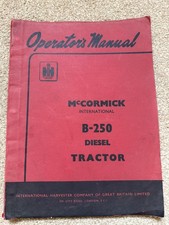IH Operator's Manual McCormick